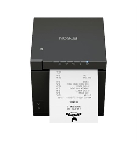 TM-m30III Receipt Printer - USB-C, Ethernet, Wi-Fi & Bluetooth, Black (UK)